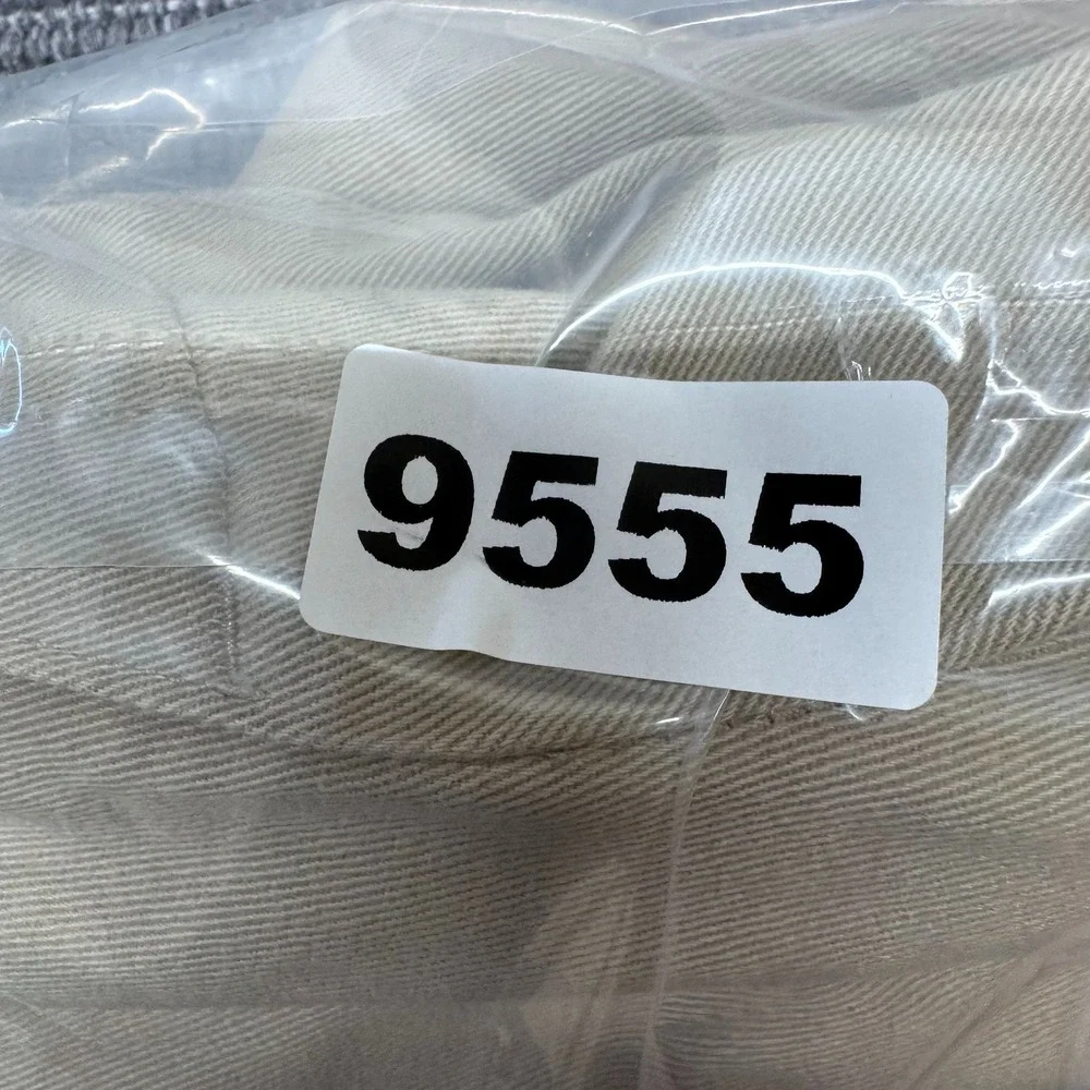 Polo Ralph Lauren Andrew Pant Mens 38x32 Beige Pleated Chino Cotton Trousers